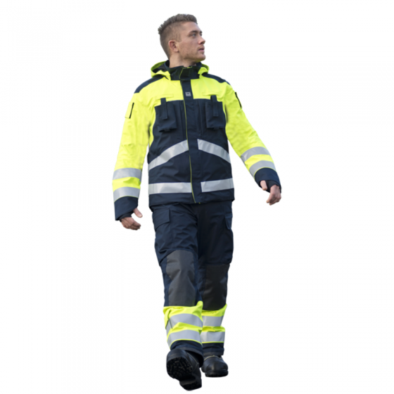 Fire Resistant Fireman Safety Working Suits Firefighters Hi Vis Workwear